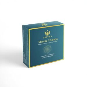 AROVIKA Mysore Champa Handmade Ayurvedic Soap – Floral Herbal Bathing Bar